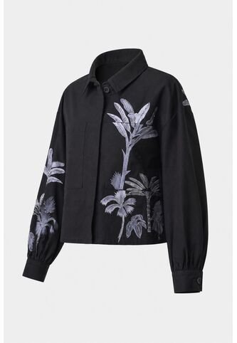 Chaqueta Dune Para Mujer Detalle Bordado Chaqueta Dune Para Mujer Detalle Bordado Negro XS VÉLEZ Vélez