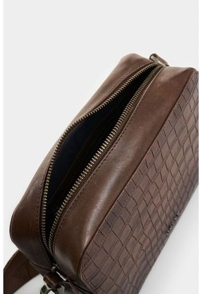 Manos Libres De Cuero Grabado Para Hombre Gael Manos Libres De Cuero Grabado Para Hombre Gael Cafe VÉLEZ