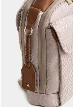 Morral Bloom 2 Jacquard Monograma VZ Para Mujer Porta Trolley Morral Bloom 2 Jacquard Monograma VZ Para Mujer Porta Trolley Beige VÉLEZ