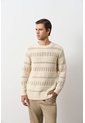 Sweater Tejido Raíces Para Hombre Sweater Tejido Raíces Para Hombre Arena L VÉLEZ de Vélez