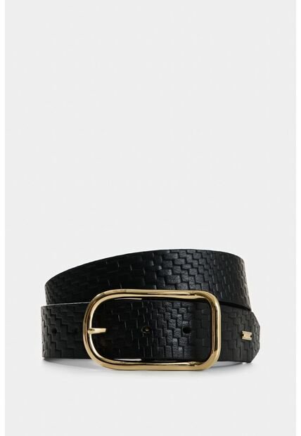 Cinturón Unifaz De Cuero Para Mujer Arañón Cinturón Unifaz De Cuero Para Mujer Arañón Negro S VÉLEZ