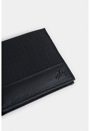 Billetera Dante De Cuero Para Hombre Grabado Placa Lego Billetera Dante De Cuero Para Hombre Grabado Placa Lego Negro VÉLEZ