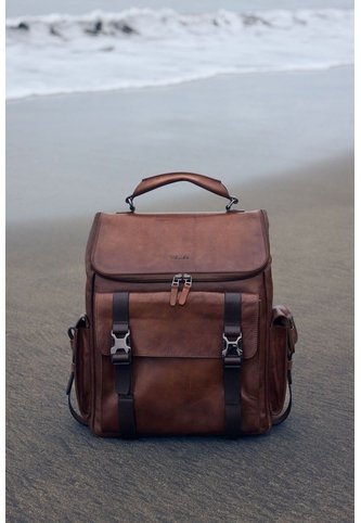 Morral Archaeology De Cuero Semi Brillante Para Hombre Ajuste Chapas Morral Archaeology De Cuero Semi Brillante Para Hombre Ajuste Chapas Miel VÉLEZ Vélez