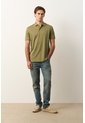 Polo Lucca Manga Corta Para Hombre Texturizada Polo Lucca Manga Corta Para Hombre Texturizada Kaky XXL VÉLEZ de Vélez