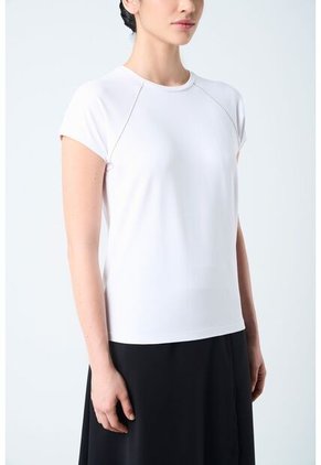 Camiseta Herencia Para Mujer Manga Ranglan Camiseta Herencia Para Mujer Manga Ranglan Blanco XL VÉLEZ