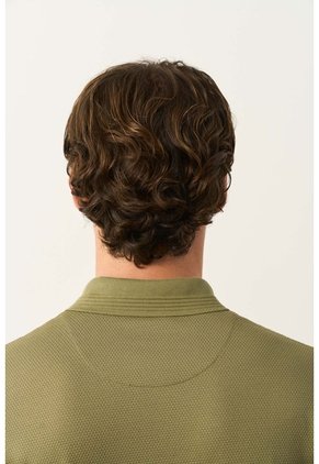 Polo Lucca Manga Corta Para Hombre Texturizada Polo Lucca Manga Corta Para Hombre Texturizada Kaky XXL VÉLEZ