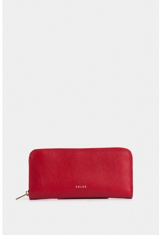 Porta Chequera De Cuero Para Mujer Vesubio Porta Chequera De Cuero Para Mujer Vesubio Rojo VÉLEZ Vélez