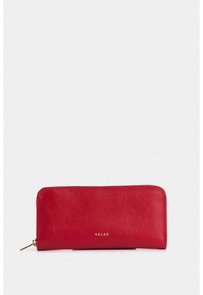 Porta Chequera De Cuero Para Mujer Vesubio Porta Chequera De Cuero Para Mujer Vesubio Rojo VÉLEZ