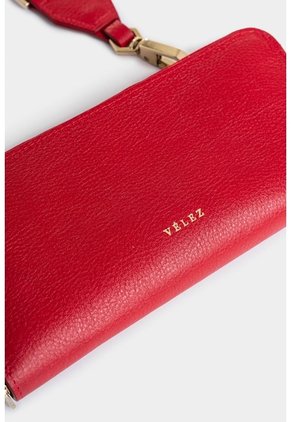 Porta Chequera De Cuero Para Mujer Vesubio Porta Chequera De Cuero Para Mujer Vesubio Rojo VÉLEZ