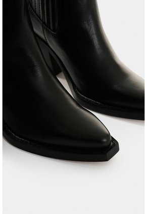 Botines De Cuero Para Mujer Solaris Botines De Cuero Para Mujer Solaris Negro 41 VÉLEZ