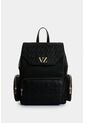Morral Silene De Cuero Para Mujer Monogram Morral Silene De Cuero Para Mujer Monogram Negro VÉLEZ de Vélez