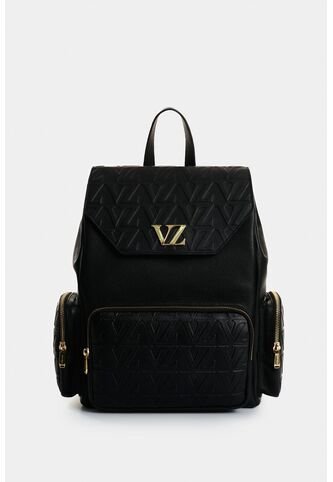 Morral Silene De Cuero Para Mujer Monogram Morral Silene De Cuero Para Mujer Monogram Negro VÉLEZ Vélez