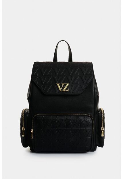 Morral Silene De Cuero Para Mujer Monogram Morral Silene De Cuero Para Mujer Monogram Negro VÉLEZ