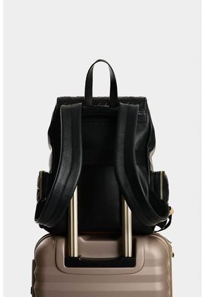 Morral Silene De Cuero Para Mujer Monogram Morral Silene De Cuero Para Mujer Monogram Negro VÉLEZ