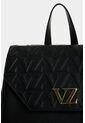 Morral Silene De Cuero Para Mujer Monogram Morral Silene De Cuero Para Mujer Monogram Negro VÉLEZ de Vélez