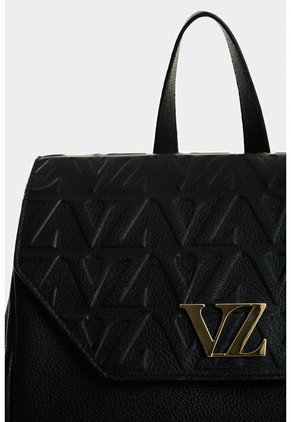 Morral Silene De Cuero Para Mujer Monogram Morral Silene De Cuero Para Mujer Monogram Negro VÉLEZ