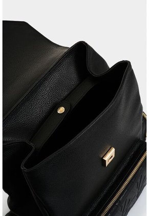 Morral Silene De Cuero Para Mujer Monogram Morral Silene De Cuero Para Mujer Monogram Negro VÉLEZ