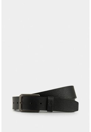 Cinturón Unifaz Vernazza De Cuero Para Hombre Punta Cuadrada Cinturón Unifaz Vernazza De Cuero Para Hombre Punta Cuadrada Negro 36 VÉLEZ