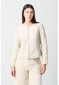 Chaqueta De Cuero Tejido Para Mujer Woven Chaqueta De Cuero Tejido Para Mujer Woven Crema S VÉLEZ de Vélez