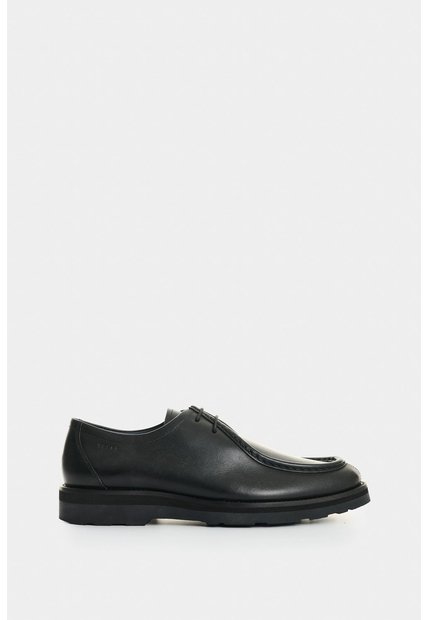 Zapatos De Cordón Acacia De Cuero Para Hombre Vena Tejida Zapatos De Cordón Acacia De Cuero Para Hombre Vena Tejida Negro 39 VÉLEZ