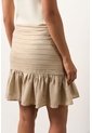 Falda Mini En Lino Con Folia Para Mujer Savia Falda Mini En Lino Con Folia Para Mujer Savia Arena 10 VÉLEZ de Vélez