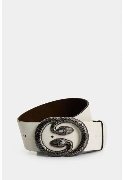 Cinturón Unifaz Terra De Cuero Para Mujer Personalización Cinturón Unifaz Terra De Cuero Para Mujer Personalización Blanco L Vélez