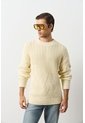 Sweater Oversized Para Hombre Cayena Sweater Oversized Para Hombre Cayena Crema L VÉLEZ de Vélez