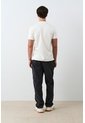 Camiseta Micropima Arizona Para Hombre Semi Ajustada Camiseta Micropima Arizona Para Hombre Semi Ajustada Crema M VÉLEZ de Vélez