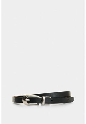 Cinturón Doble Faz De Cuero Para Mujer Krill Cinturón Doble Faz De Cuero Para Mujer Krill Negro L VÉLEZ