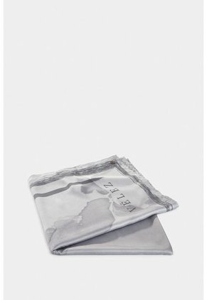 Pañuelo Grande En Tejido Plano Para Mujer Cuadrado Pañuelo Grande En Tejido Plano Para Mujer Cuadrado Gris XS VÉLEZ