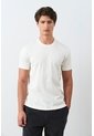 Camiseta Micropima Arizona Para Hombre Semi Ajustada Camiseta Micropima Arizona Para Hombre Semi Ajustada Crema M VÉLEZ de Vélez