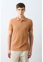Polo Manga Corta Essential Para Hombre Textura Polo Manga Corta Essential Para Hombre Textura Miel M VÉLEZ de Vélez