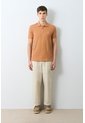 Polo Manga Corta Essential Para Hombre Textura Polo Manga Corta Essential Para Hombre Textura Miel M VÉLEZ de Vélez