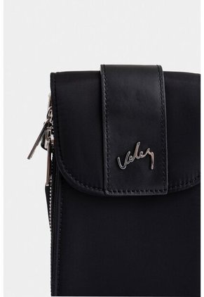 Manos Libres Astra En Lona Para Mujer Detalle Cuero Manos Libres Astra En Lona Para Mujer Detalle Cuero Negro VÉLEZ