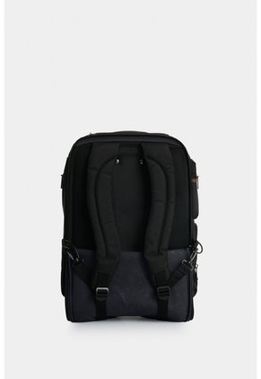 Morral De Viaje En Lona Y Cuero Para Hombre Ankara 2 Morral De Viaje En Lona Y Cuero Para Hombre Ankara 2 Negro VÉLEZ