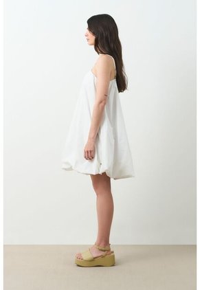 Vestido Corto Bloom Destellos Vestido Corto Bloom Destellos Blanco 10 VÉLEZ