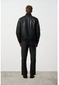 Chaqueta Clásica Doble Faz De Cuero Para Hombre Luminia Chaqueta Clásica Doble Faz De Cuero Para Hombre Luminia Negro L VÉLEZ de Vélez