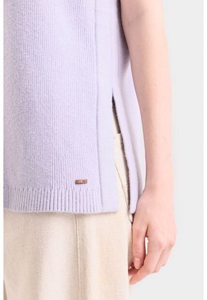 Chaleco Tejido Rebozu Elo Tejido Para Mujer Aberturas Chaleco Tejido Rebozu Elo Tejido Para Mujer Aberturas Lila S Vélez