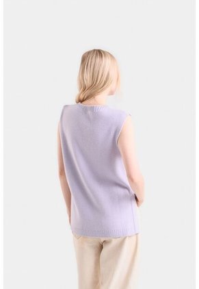 Chaleco Tejido Rebozu Elo Tejido Para Mujer Aberturas Chaleco Tejido Rebozu Elo Tejido Para Mujer Aberturas Lila S Vélez