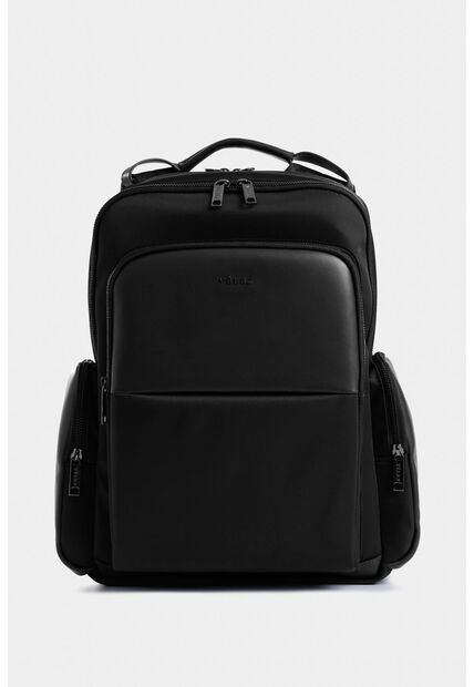 Tula Morral Caval De Lona Y Cuero Para Hombre Confort Tula Morral Caval De Lona Y Cuero Para Hombre Confort Negro VÉLEZ