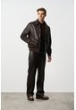 Chaqueta Aviador De Cuero Para Hombre Nila Chaqueta Aviador De Cuero Para Hombre Nila Cafe L VÉLEZ de Vélez