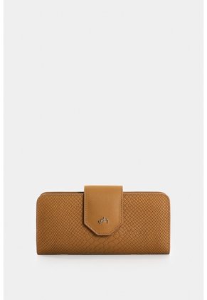 Billetera Porta Chequera De Cuero Grabado Para Mujer Extravaganza Billetera Porta Chequera De Cuero Grabado Para Mujer Extravaganza Miel VÉLEZ