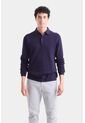Polo Manga Larga Lugano Para Hombre Semi Fitted Polo Manga Larga Lugano Para Hombre Semi Fitted Azul Oscuro L Vélez de Vélez