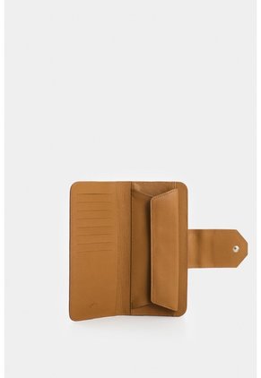 Billetera Porta Chequera De Cuero Grabado Para Mujer Extravaganza Billetera Porta Chequera De Cuero Grabado Para Mujer Extravaganza Miel VÉLEZ