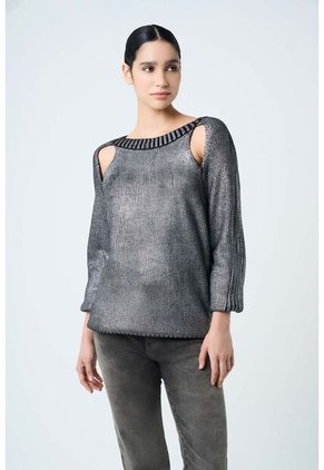 Jean Grey Silueta Mom Fit De Algodón Para Mujer Detalles Cuero Jean Grey Silueta Mom Fit De Algodón Para Mujer Detalles Cuero Gris 12 VÉLEZ