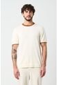 Camiseta Tejida Manga Corta Para Hombre Luminia Camiseta Tejida Manga Corta Para Hombre Luminia Crema S VÉLEZ de Vélez
