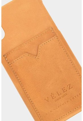 Porta Celular Bence De Cuero Miel