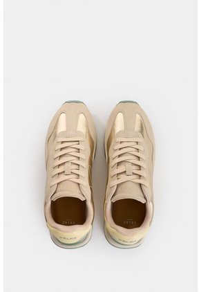 Tenis Sahara De Cuero Para Mujer Detalle Folia Tenis Sahara De Cuero Para Mujer Detalle Folia Dorado 34 VÉLEZ