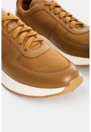 Tenis En Lona Y Cuero Para Mujer Miski Tenis En Lona Y Cuero Para Mujer Miski Miel 39 VÉLEZ