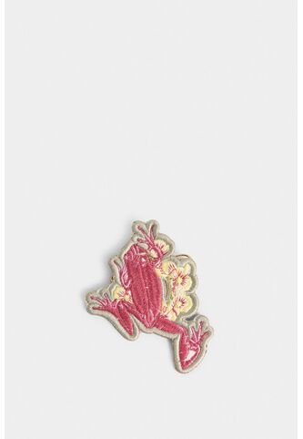 Pin Rana Bordado Para Mujer Sobre Textil Pin Rana Bordado Para Mujer Sobre Textil Fucsia VÉLEZ Vélez